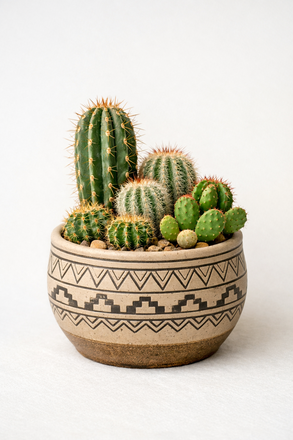 MACETA DE CERÁMICA CON CACTUS NATIVO DE LA PUNA - Imagen 2