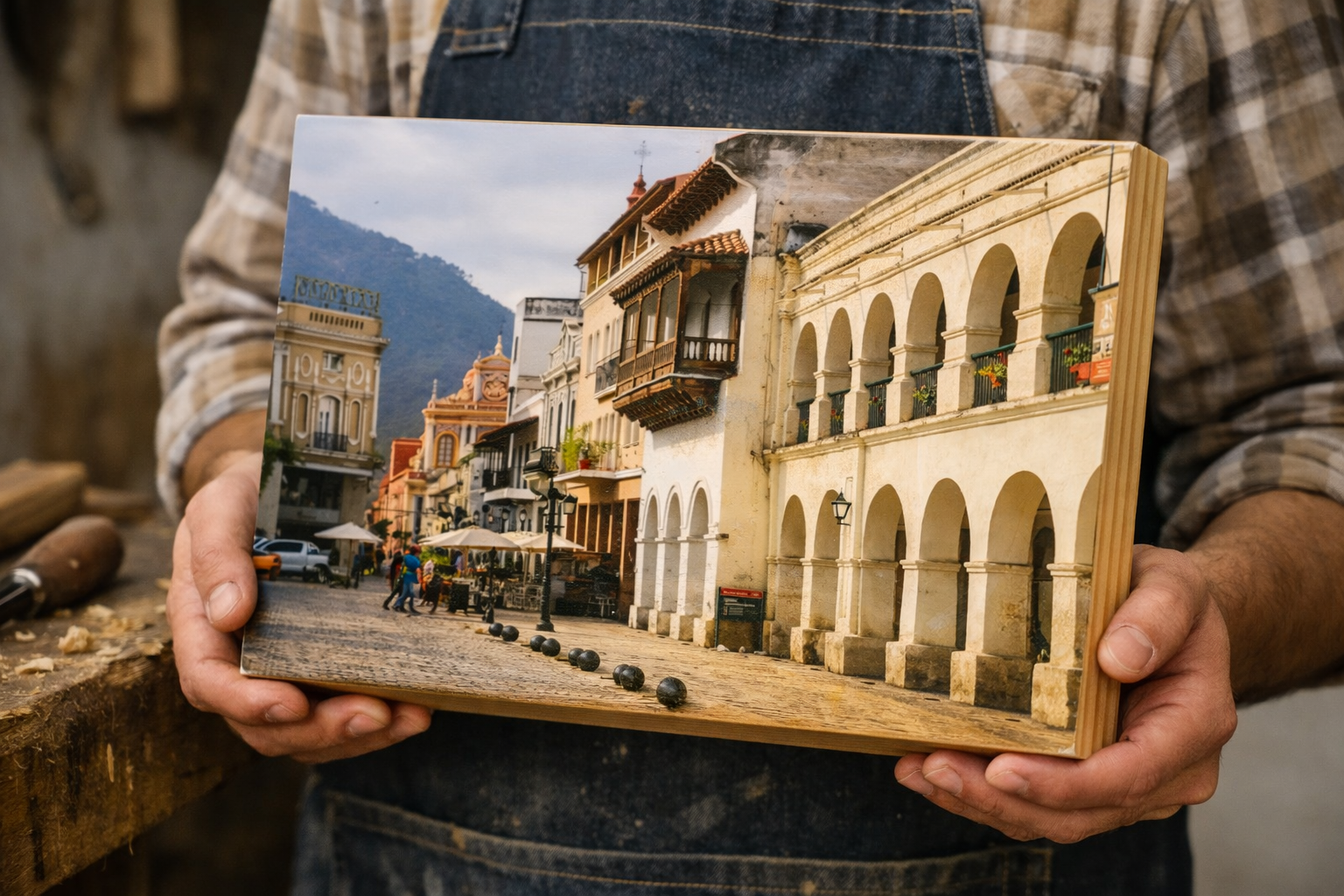 CUADRO FOTOGRÁFICO EN MADERA – SALTA LA LINDA 30X40