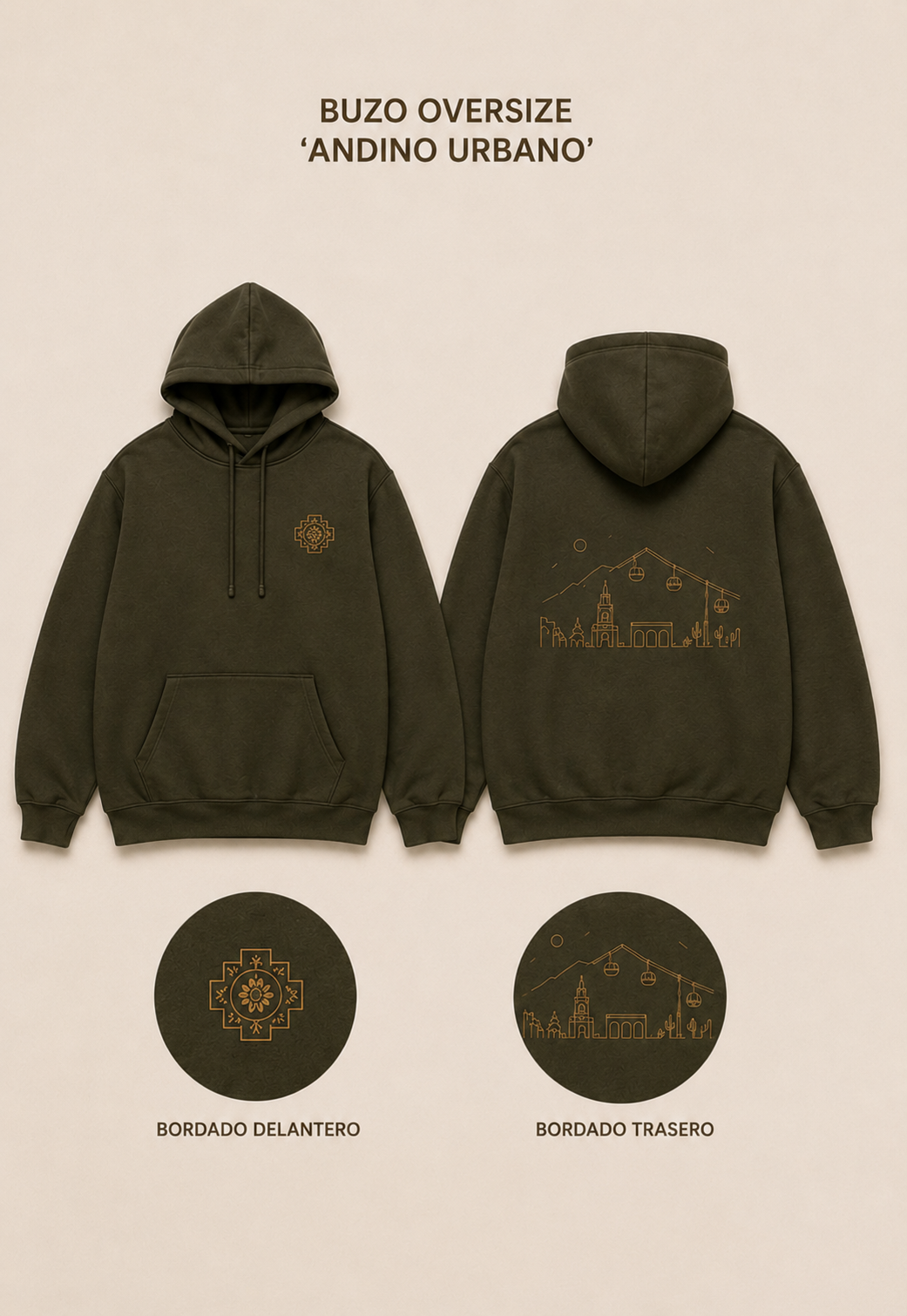 Buzo Oversize Andino urbano