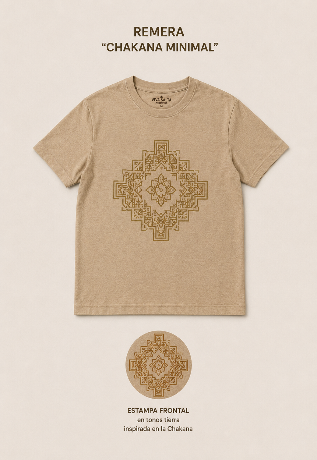 Remera Chakana Minimal