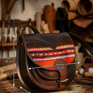 Cartera de cuero ACAY