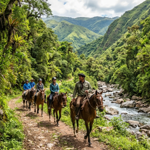 Cabalgata en Quebrada de San Lorenzo (Villa San Lorenzo)