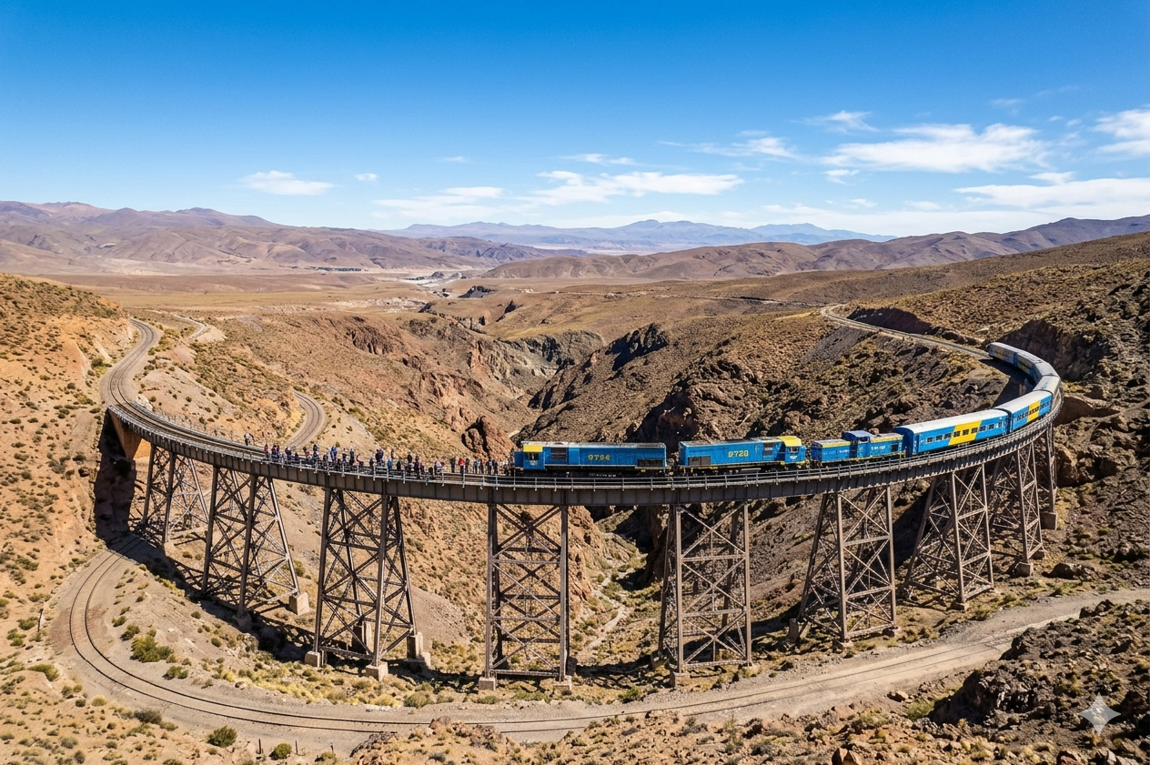 Tren a las Nubes ( San Antonio de los Cobres - Viaducto La Polvorilla) - Imagen 2