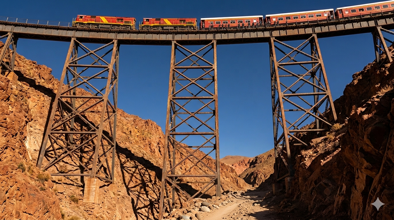 Tren a las Nubes ( San Antonio de los Cobres - Viaducto La Polvorilla) - Imagen 3